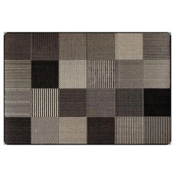 Tapete Sisal Sala 1,00 x 1,50 Antiderrapante Preto S-438 - 2 Tapete Sisal Sala 1,00 x 1,50 Antiderrapante Preto S-438 - 2