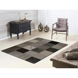 Tapete Sisal Sala 1,00 x 1,50 Antiderrapante Preto S-438 - 1 Tapete Sisal Sala 1,00 x 1,50 Antiderrapante Preto S-438 - 1