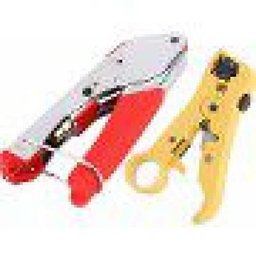 Kit Alicate Compressão Rg6 + Alicate Decapador Universal - 2