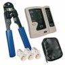 Kit Alicate de Crimpar + testador de Cabo + 20 Plugs Rj 45 - 1