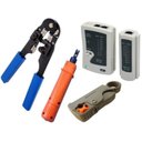 Ver imagem 1 de Kit 11x Testador Cabo, Alicate Crimp, Decapador, Punch Down