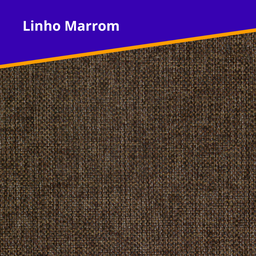 Bicama Box Solteiro Linho Marrom 88x188 com Dois Colchões Gransleep Verticoil Ecoflex - 11