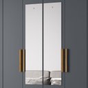 Ver imagem 7 de Guarda Roupa Casal 204cm com Espelho Vitta Freijó/cinza Z17 - Mpozenato