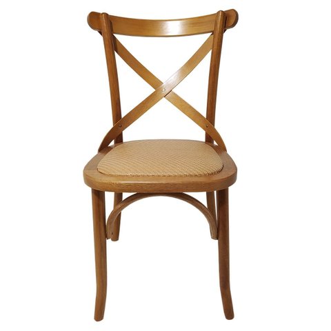 Kit 4 Cadeiras Bistrô Rattan Sala Jantar Gourmet Luxo