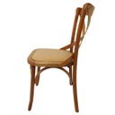 Ver imagem 3 de Kit 4 Cadeiras Bistrô Rattan Sala Jantar Gourmet Luxo