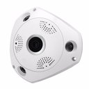 Ver imagem 1 de Câmera IP Vr Infra Panoramica 360 Wifi Lente Olho de Peixe