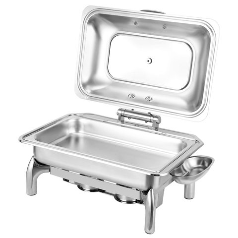 Takywep Rechaud Inox 9l com Tampa Transparente e Base Removível
