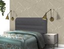 Ver imagem 3 de Cabeceira Dama New Plus Casal 1400mm Suede Cinza - Simbal