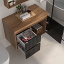 Ver imagem 3 de Gabinete para Banheiro Clarice 78 Cm com Tampo - Fabribam