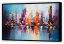 Ver imagem 4 de Quadro Decorativo Canvas Abstrato Formas Geométricas Colorida Desenhos Gg