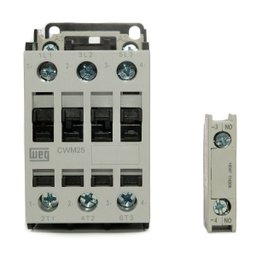 Contator Tripolar Cwm25 25a 220v Bloco 1na Weg Tensão Bobina 220V - 1
