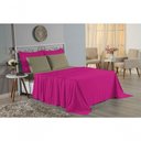 Ver imagem 4 de Jogo de Cama Casal Viúva Nobre 4 Peças Malha 100% Algodão - Pink / Avelã