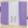 Cortina Simba 2m X 1,70m - Azul/Branco - Lilas/branco - 1