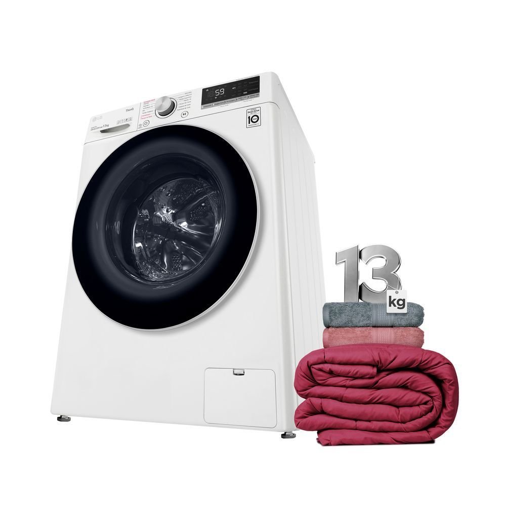 LAVADORA DE ROUPAS SMART LG 13KG 220V BRANCA COM INTELIGENCIA ARTIFICAL AIDDTM VC4 (FV5013WC4) - 7