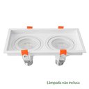 Ver imagem 1 de Spot Embutir Duplo Loyo Recuado Clic Mv para Par20 Branco Abs-nordecor