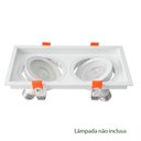 Ver imagem 2 de Spot Embutir Duplo Loyo Recuado Clic Mv para Par20 Branco Abs-nordecor
