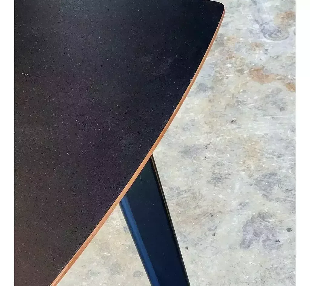 Ver imagem 5 de Mesa de Madeira Quadrada Especial 90cm Preto Pés Pretos - Dina