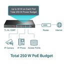 Ver imagem 5 de Switch Poe+ C/ 24 Portas 10/100mbps e 2 Portas Gigabit Tl-sl1226p