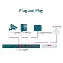 Ver imagem 2 de Switch Poe+ C/ 24 Portas 10/100mbps e 2 Portas Gigabit Tl-sl1226p