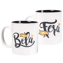 Dupla de Canecas - A Bela e o Fera - 1 Dupla de Canecas - A Bela e o Fera - 1