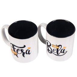 Dupla de Canecas - A Bela e o Fera - 3 Dupla de Canecas - A Bela e o Fera - 3