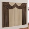 Cortina Paris 3m X 2,80m - Tabaco/Avela - 1