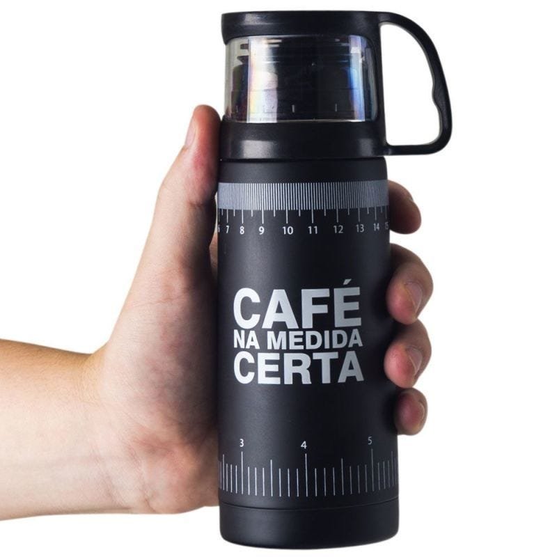 GARRAFA TÉRMICA 350ML PARA CAFÉ EM AÇO INOX - Mídias 2 Print