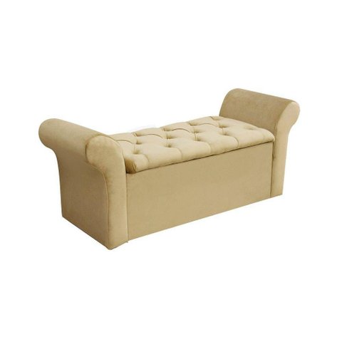 Recamier Miami Suede Bege - Simbal