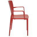 Ver imagem 3 de Cadeira Safira com Braços Encosto Fechado Vermelha 92049/040 Tramontina