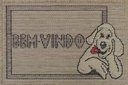 Ver imagem 1 de Mini Capacho Sisal Look Bem Vindo Dog 040x060 Cm