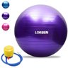Bola de Pilates Yoga Funcional Lorben com Bomba Suporta até 150 Kg Roxo - 1