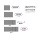 Ver imagem 5 de Módulo Cabeceira Ubatuba Ripado Mdf 66x40cm Linea Brasil