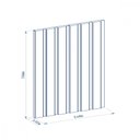 Ver imagem 4 de Módulo Cabeceira Ubatuba Ripado Mdf 66x40cm Linea Brasil