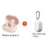 3 fones de ouvido bluetooth Original xiaomi redmi airdots Xiaomi Official Original Global Headphone  - 1