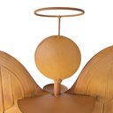 Ver imagem 7 de Anjo Natalino Gigante Artesanal Para Decoração de Área Interna Libertas Rosas Artesanato