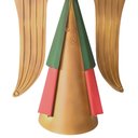 Ver imagem 5 de Anjo Natalino Gigante Artesanal Para Decoração de Área Interna Libertas Rosas Artesanato