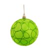 Bolas Arvore de Natal Verde com Glitter - 2 Unidades 12 Cm - 1