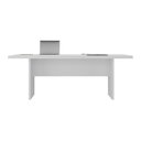 Ver imagem 3 de Mesa de Escritório 200cm para Reunião com Tampo 30mm Multimóveis Cr25281 Branco