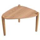 Ver imagem 2 de Mesa de Centro Orgânica Artesano 60 Cm (largura) em Mdp Hanover (mel) e Pés em Madeira Maciça