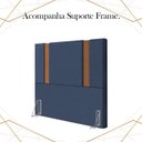 Ver imagem 5 de Cabeceira Solteiro 88 cm Veron Veludo Azul Soon