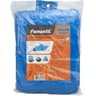 Lona de Polietileno com Ilhós 2m X 2m Azul 110g/m² Famastil - 3