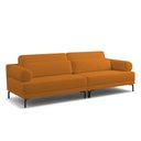 Ver imagem 2 de Sofá 4 Lugares Living 274cm Pé Ferro Romeu Bouclê K01 - D'Rossi Caramelo