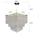 Ver imagem 2 de Lustre Pendente de Cristal Acrílico Alto Brilho 45x80 AC25