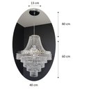Ver imagem 2 de Lustre Pendente de Cristal Acrílico Alto Brilho AC42