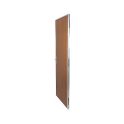 Kit Porta de Madeira Lisa 212x65cm com Batente de Alumínio 3,6cm Ecomadeiral MGM - 5