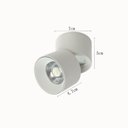 Ver imagem 2 de Spot de Sobrepor Led Alny Redondo 3000k 10w Bivolt Branco - Nordecor 2134