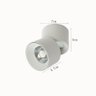 Spot de Sobrepor Led Alny Redondo 3000k 10w Bivolt Branco - Nordecor 2134 - 2