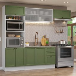 Armário de Cozinha Completa 270 Cm Vik Madesa 03 - 2