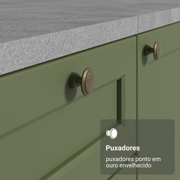 Armário de Cozinha Completa 270 Cm Vik Madesa 03 - 7