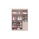 Ver imagem 4 de Quarto Infantil Bebê Pérola Cômoda e Guarda Roupa Rosê